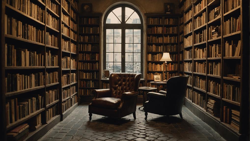 exploring books in paris