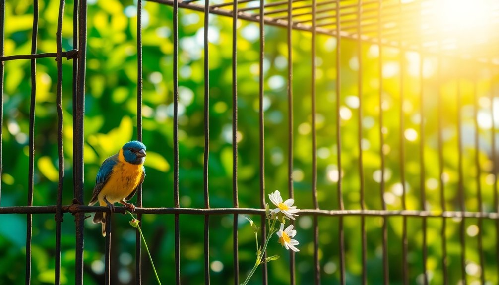 caged bird s struggle for freedom