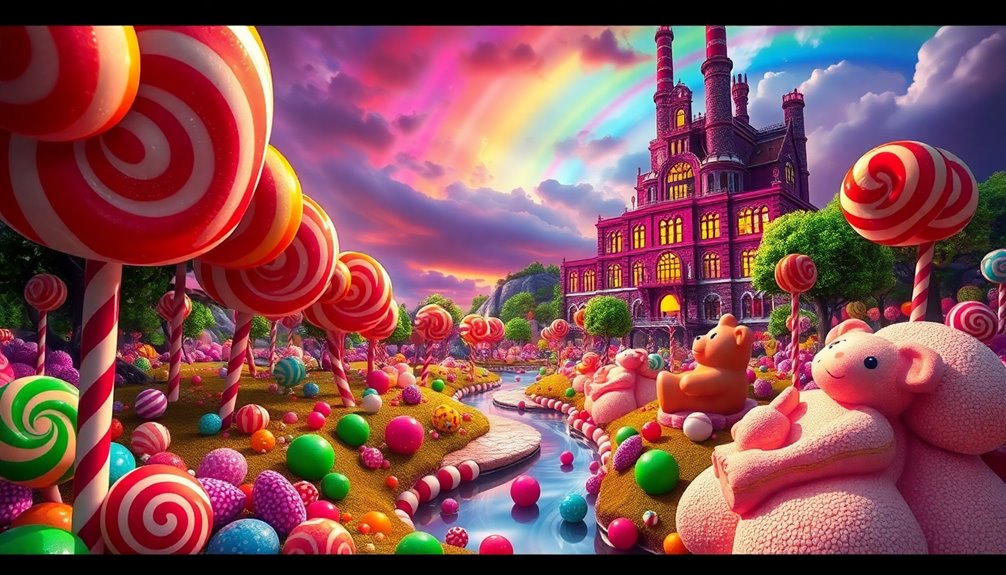 willy wonka s enigmatic chocolate factory