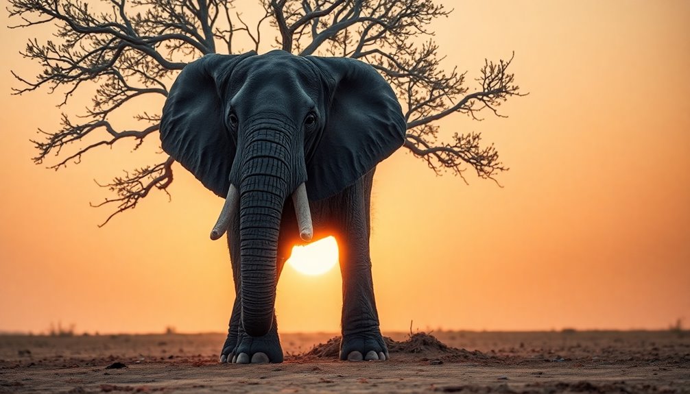 non human grief behaviors observed