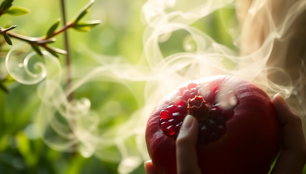 pomegranate seeds and persephone