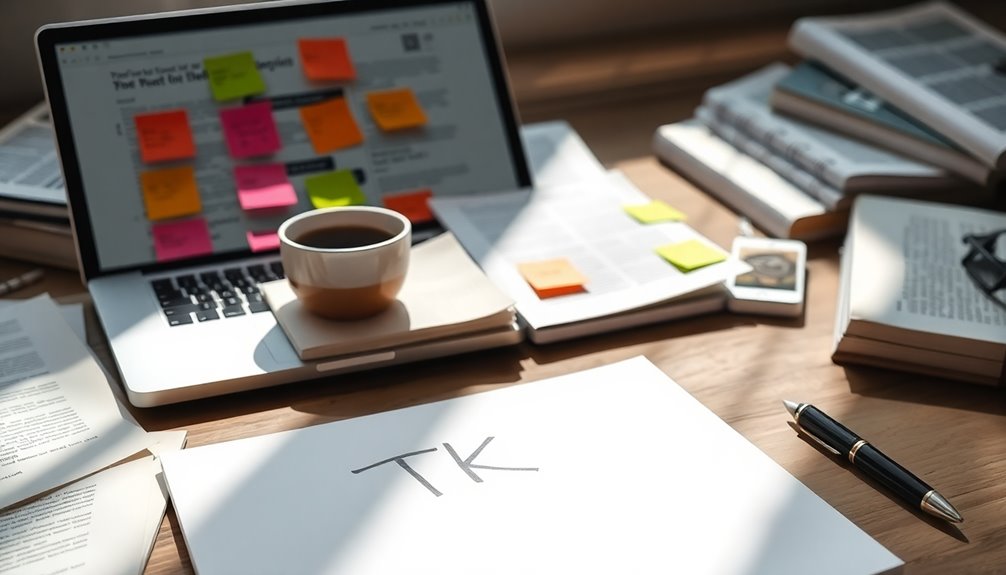 tk as writing placeholder