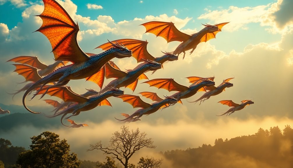 dragons collective nouns evolve