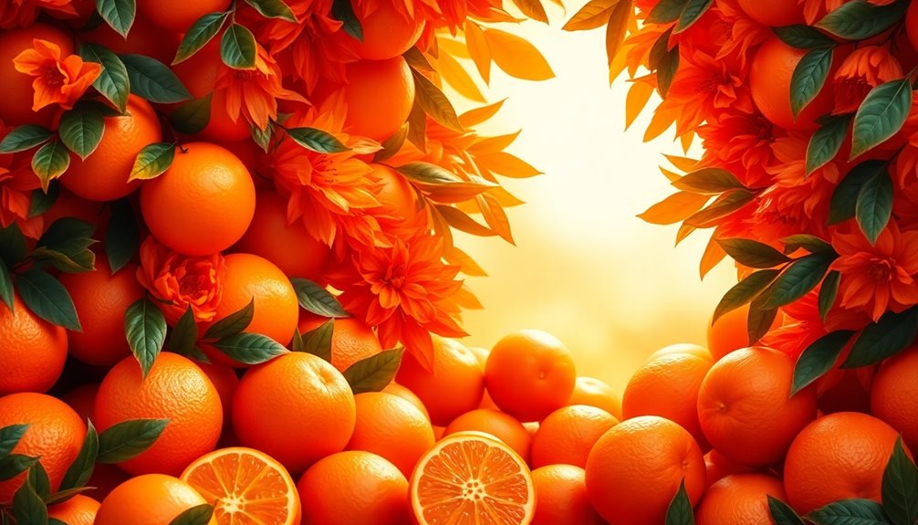 vibrant orange hues inspire