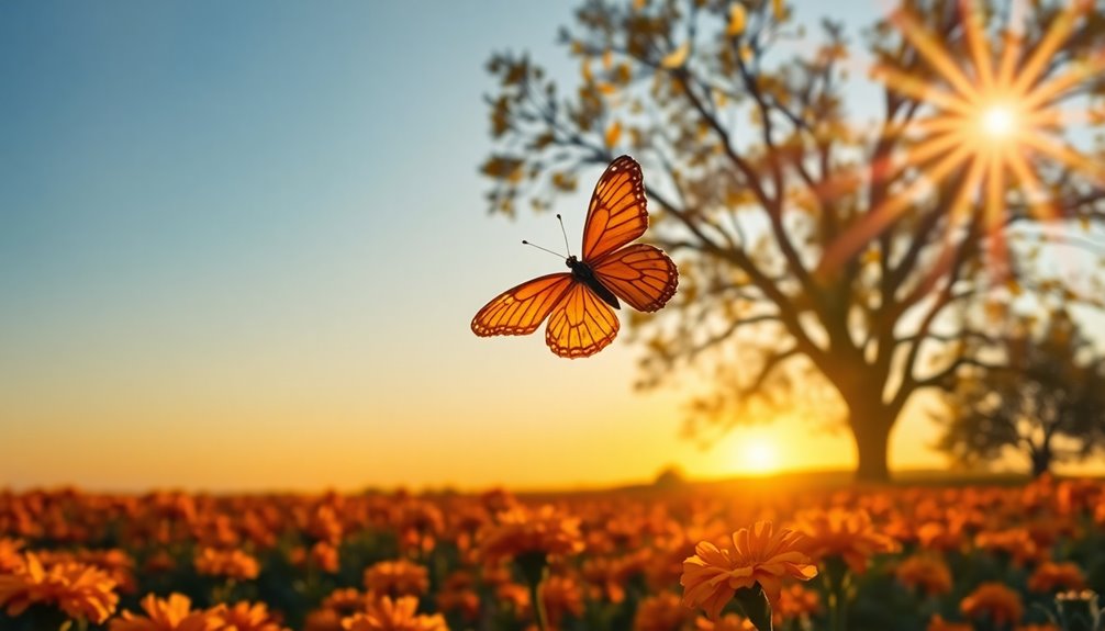 vibrant orange in nature