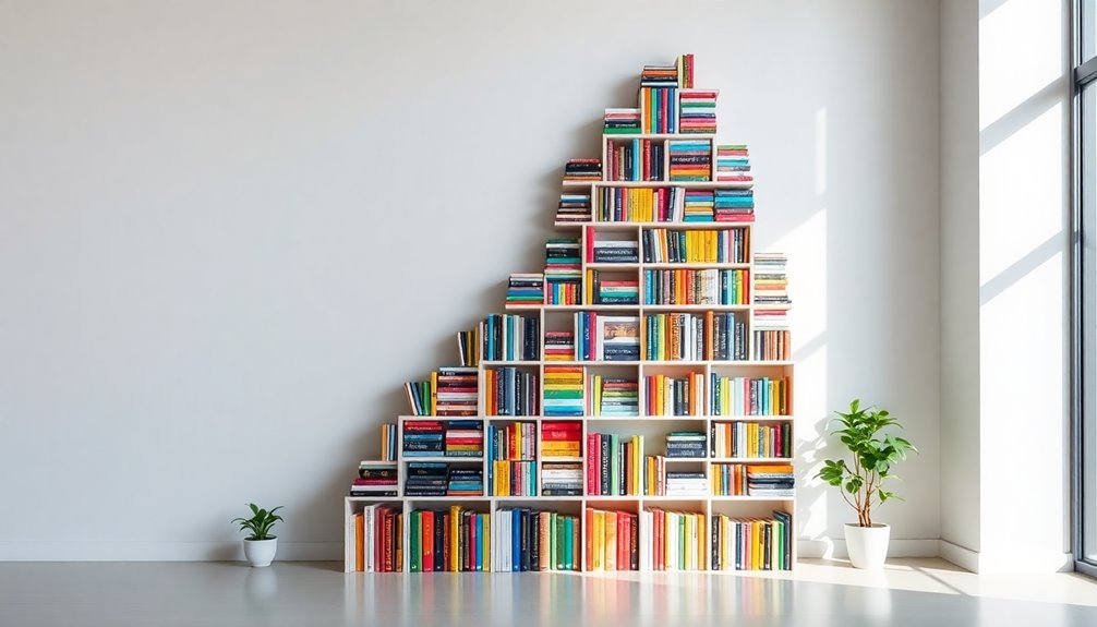 artistic bookshelf design ideas