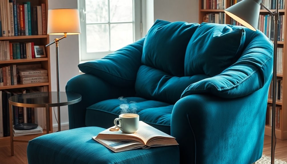 comfortable ergonomic reading chair