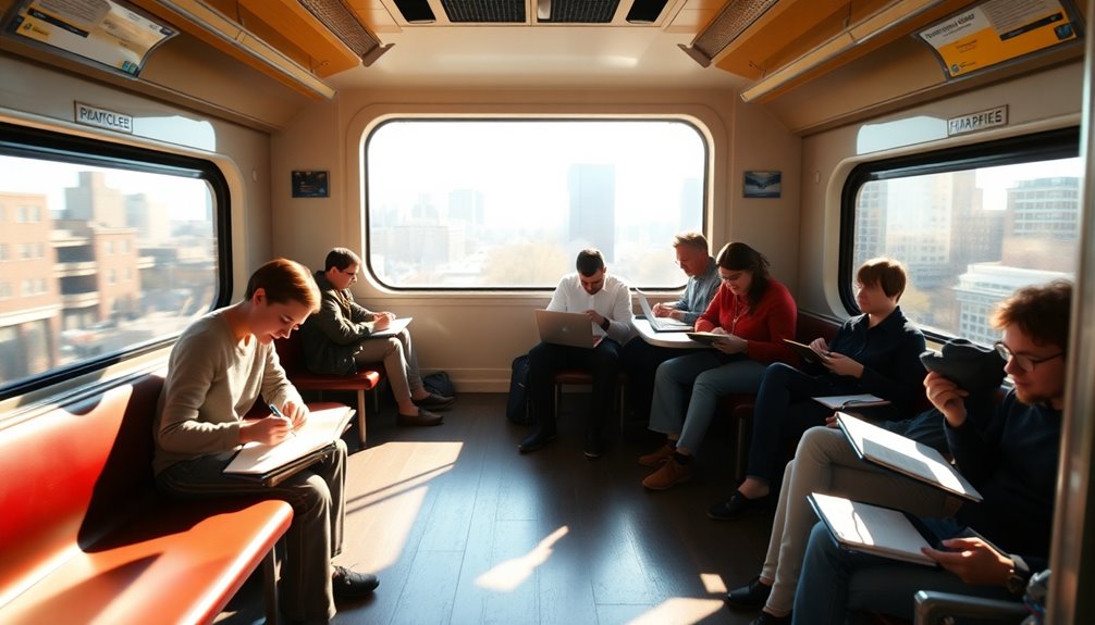 commuting as creative sanctuary
