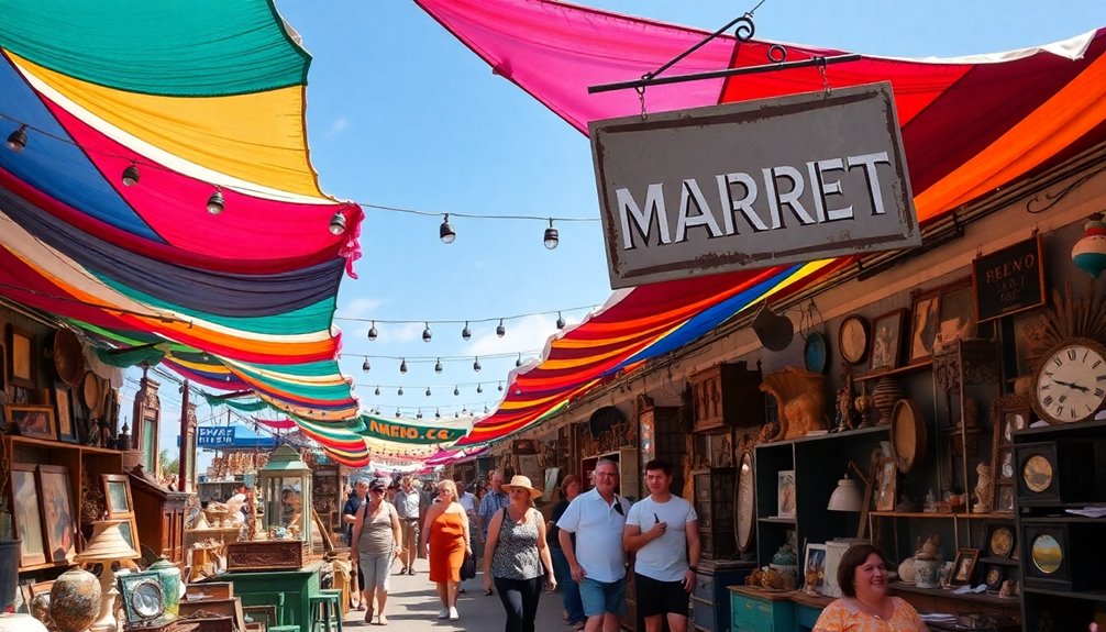 etymology of flea markets