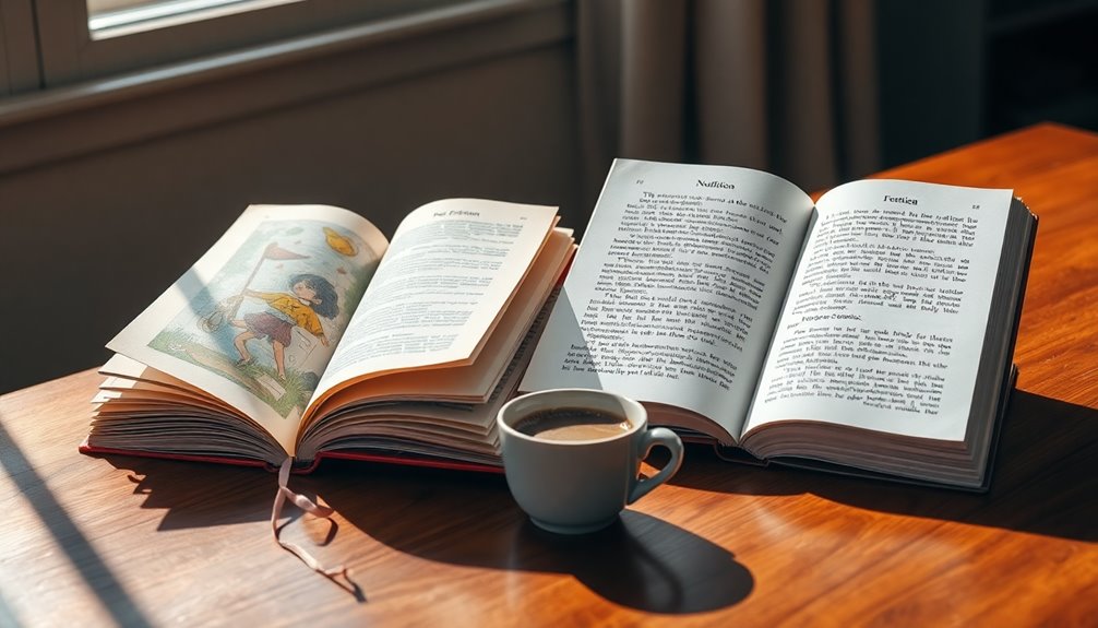 fiction versus nonfiction distinction