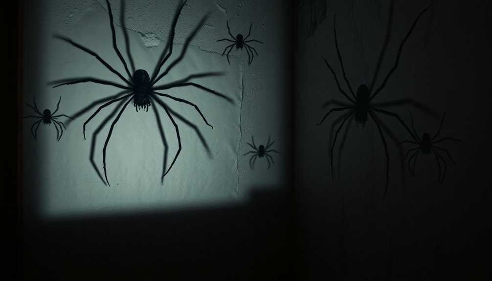 imagined fears of spiders