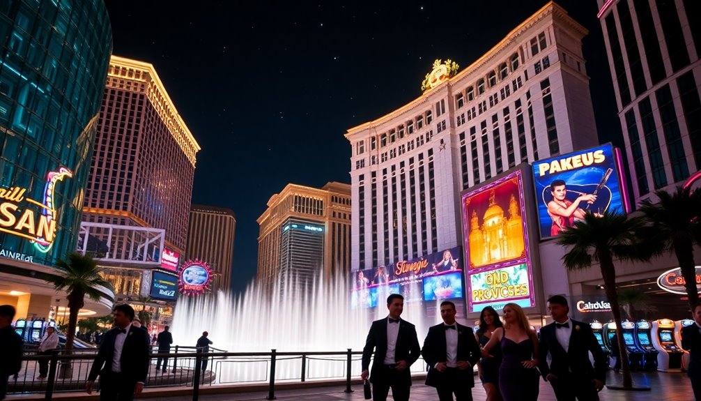 las vegas glamour and intrigue