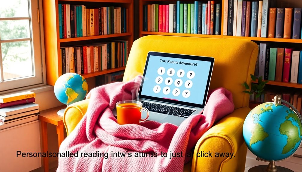 personalized book recommendations quiz