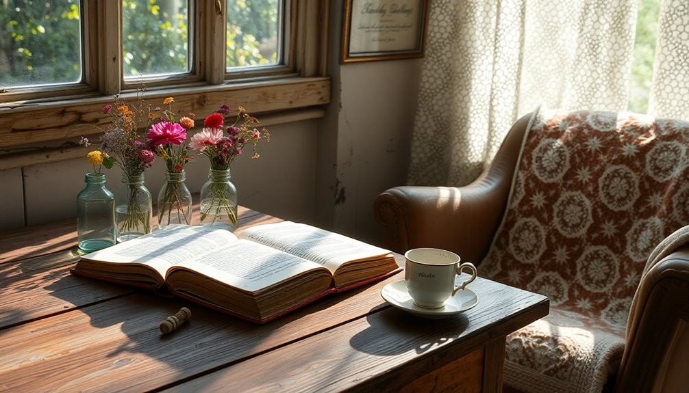 rustic literary retreats await