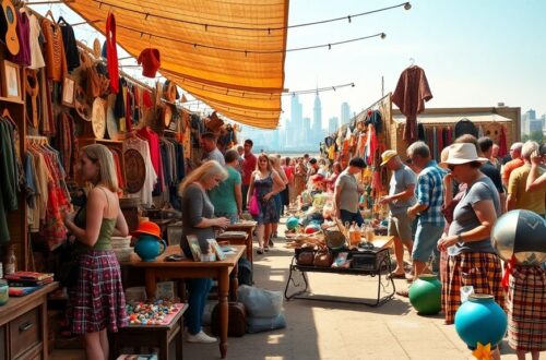 etymology of flea markets