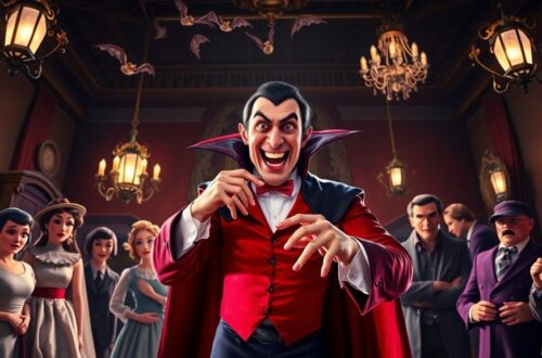 humorous twist on dracula