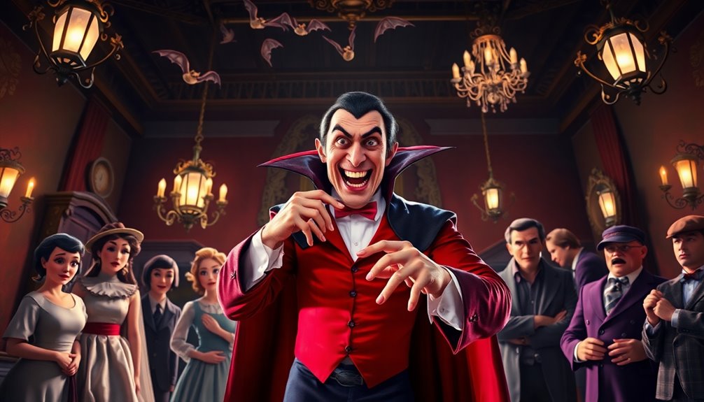 humorous twist on dracula