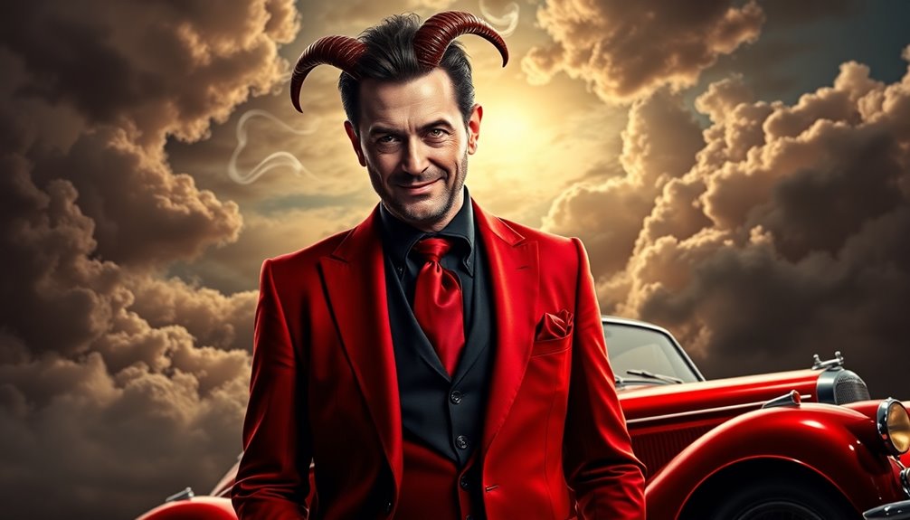 witty demon with flair